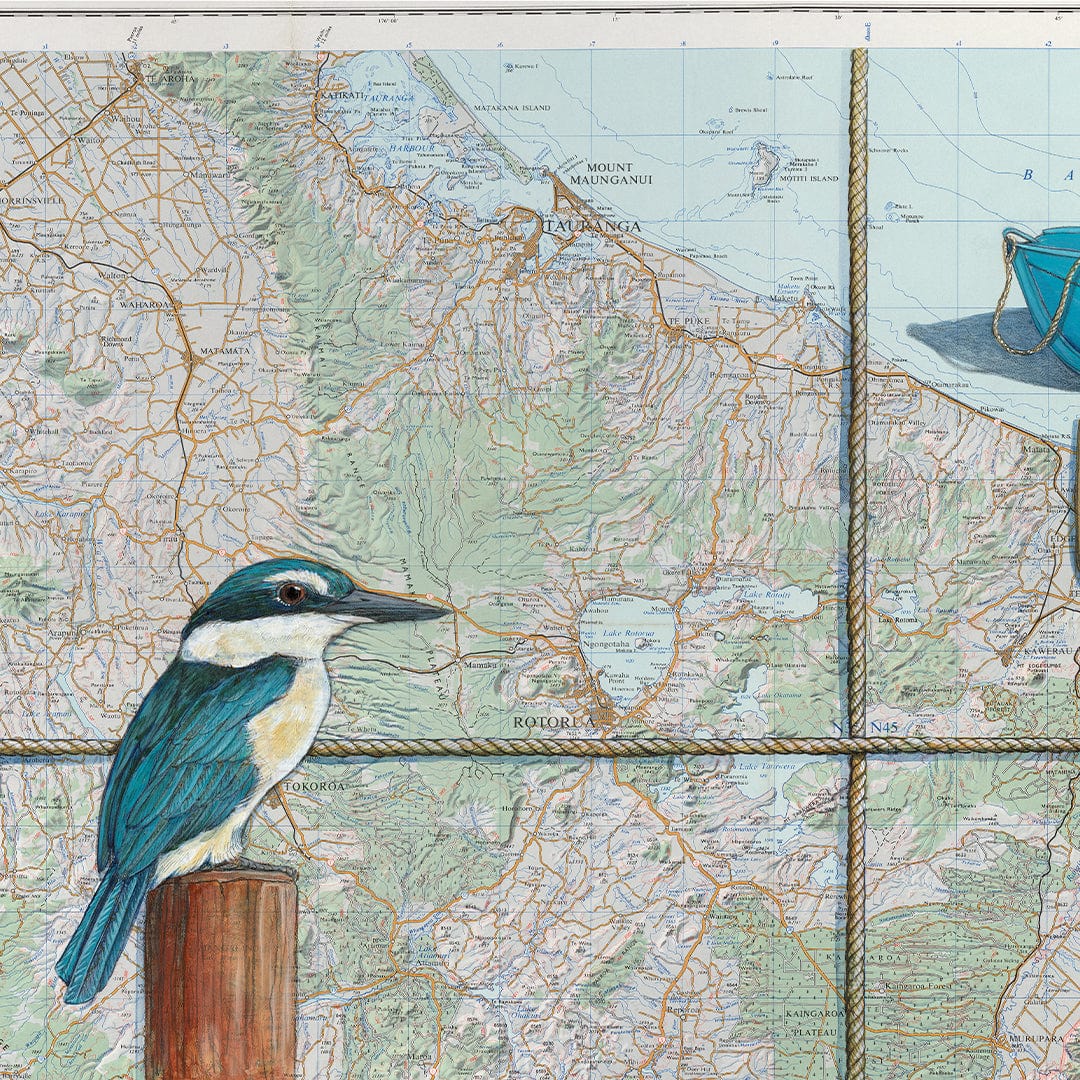 Bay of Plenty 2 Limited Edition Art Print by Justine Hawksworth