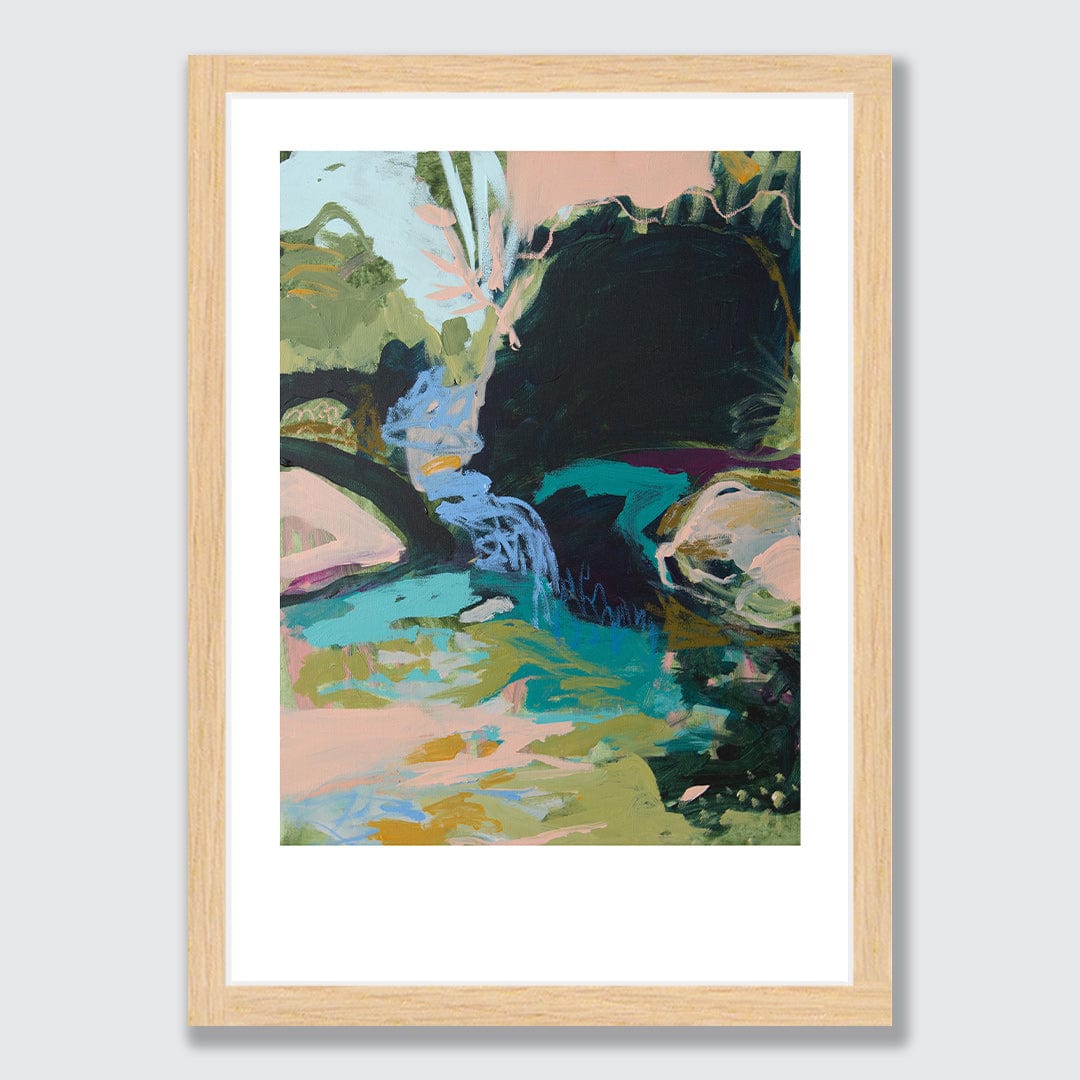Waterfall Art Print by Lucy Rice