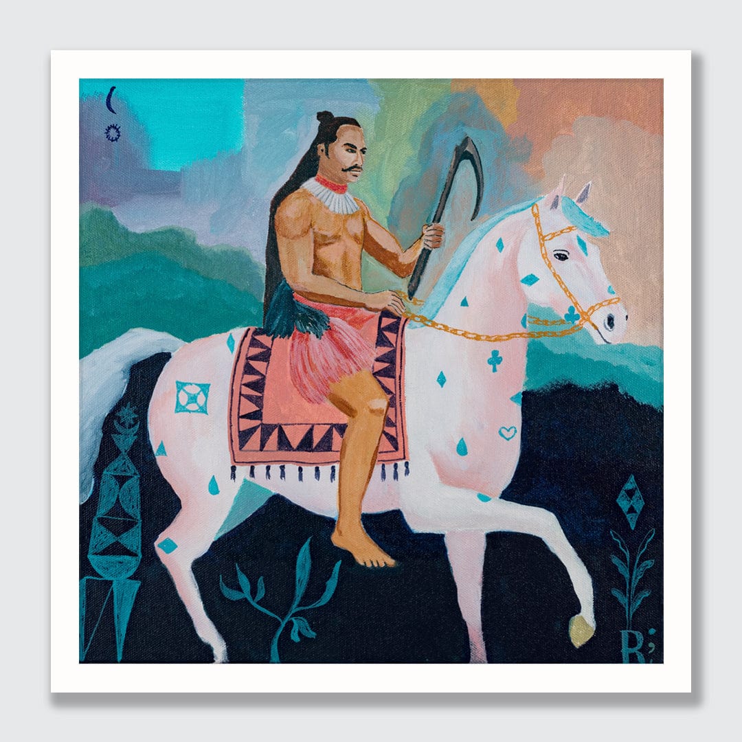 Rebel Riders No. 5 Limited Edition Art Print by Rakai Karaitiana