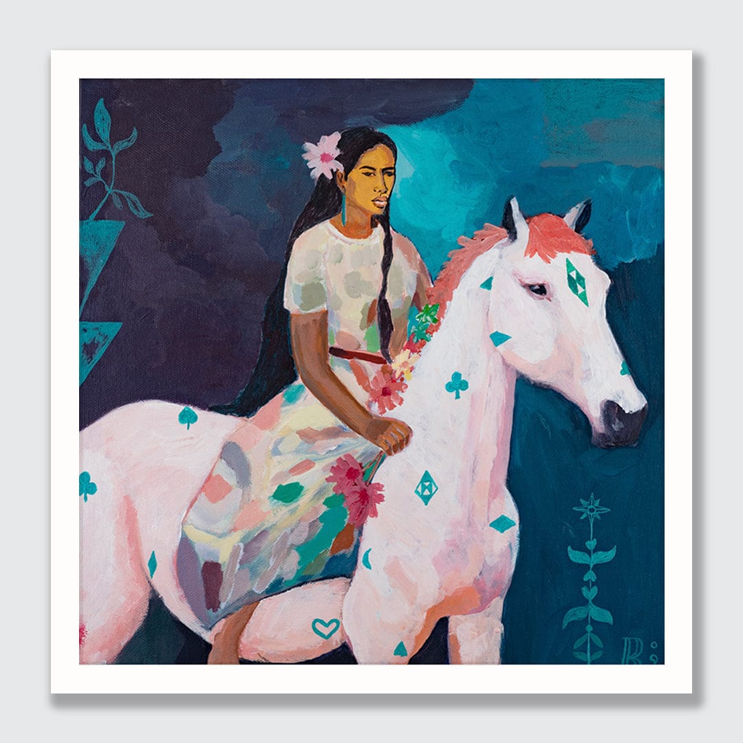 Rebel Rider No. 2 Limited Edition Art Print by Rakai Karaitiana