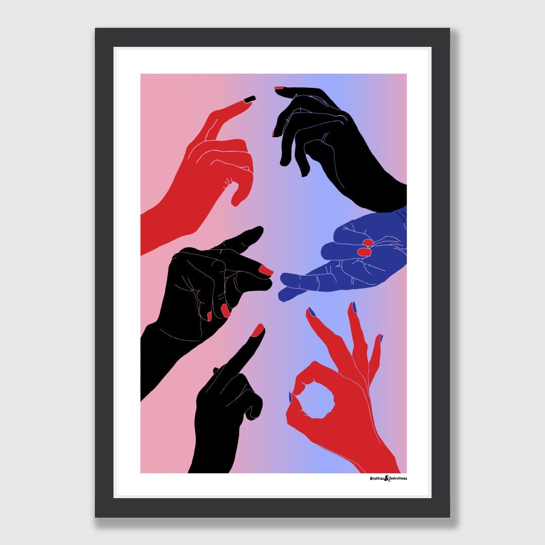 All The Feels Art Print by Restless & Infectious