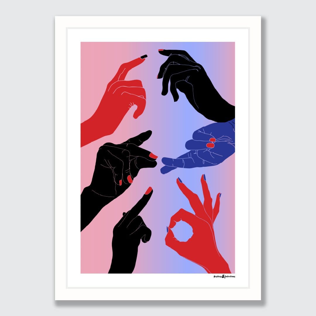 All The Feels Art Print by Restless & Infectious
