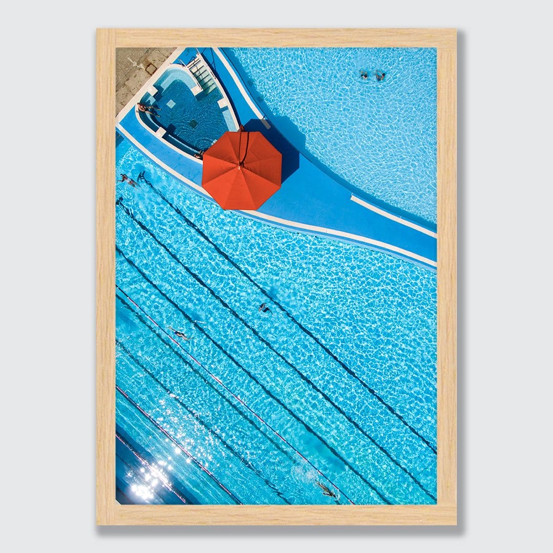 Aqua Photographic Print by Petra Leary