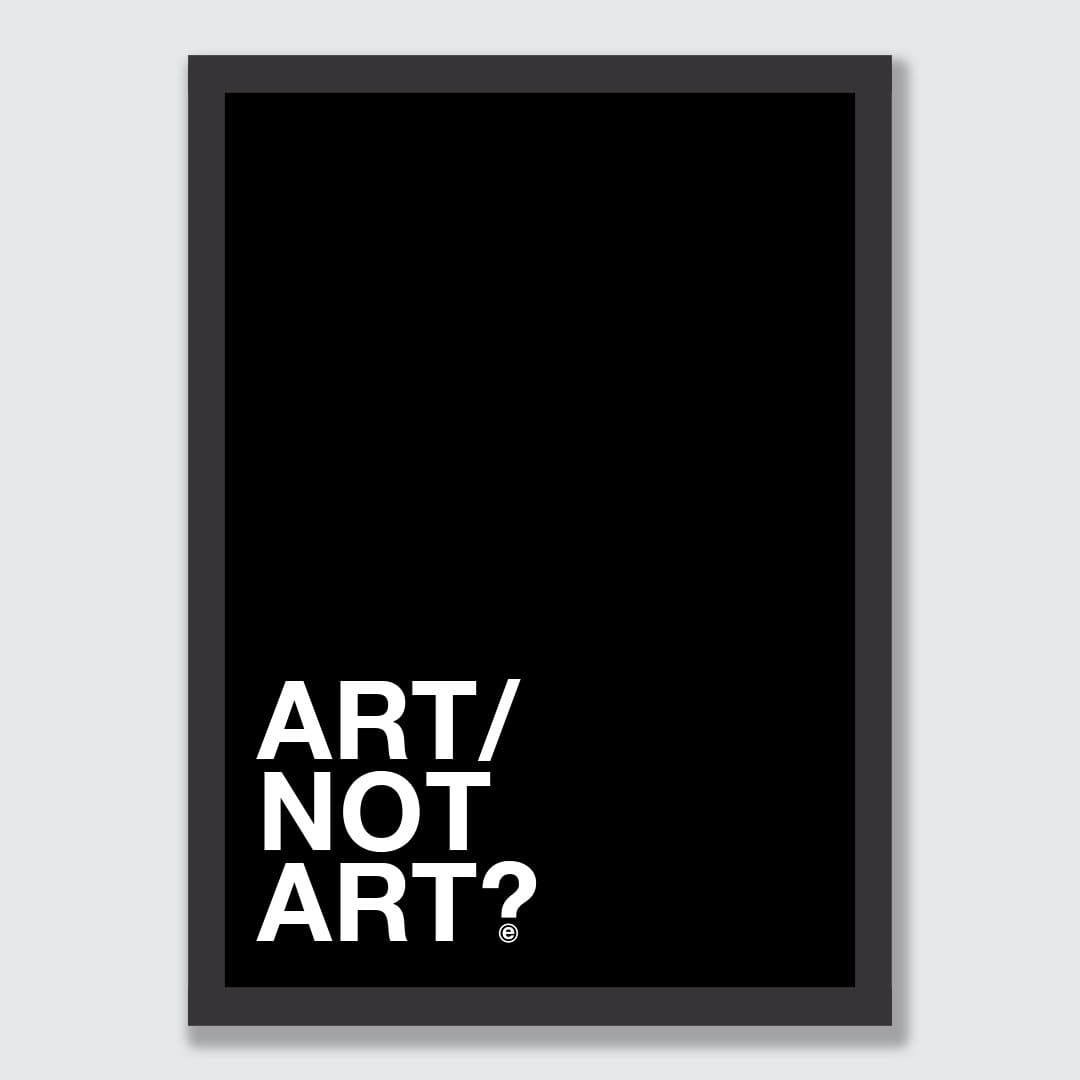 Art/Not Art? Art Print by endemicworld