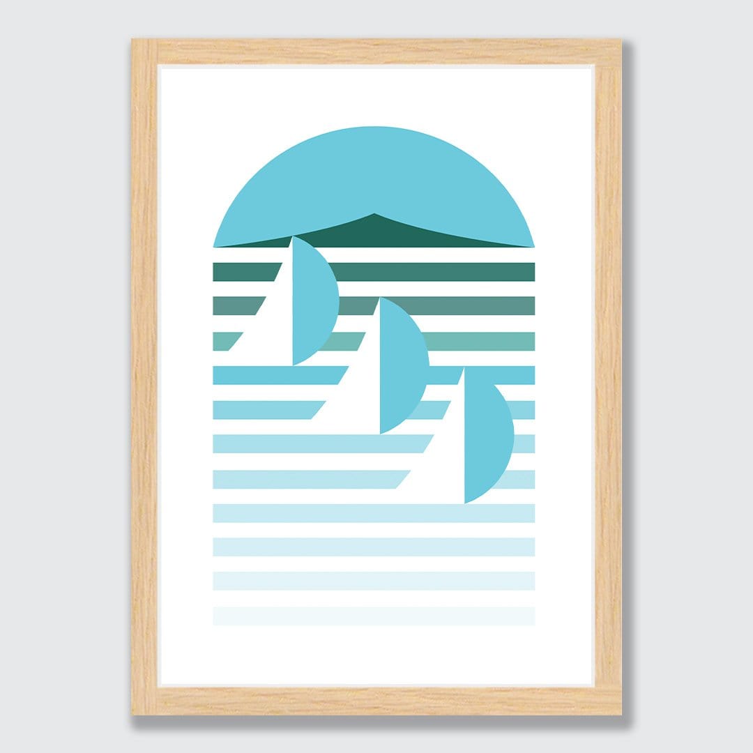 Auckland Scandi Art Print by OSLO