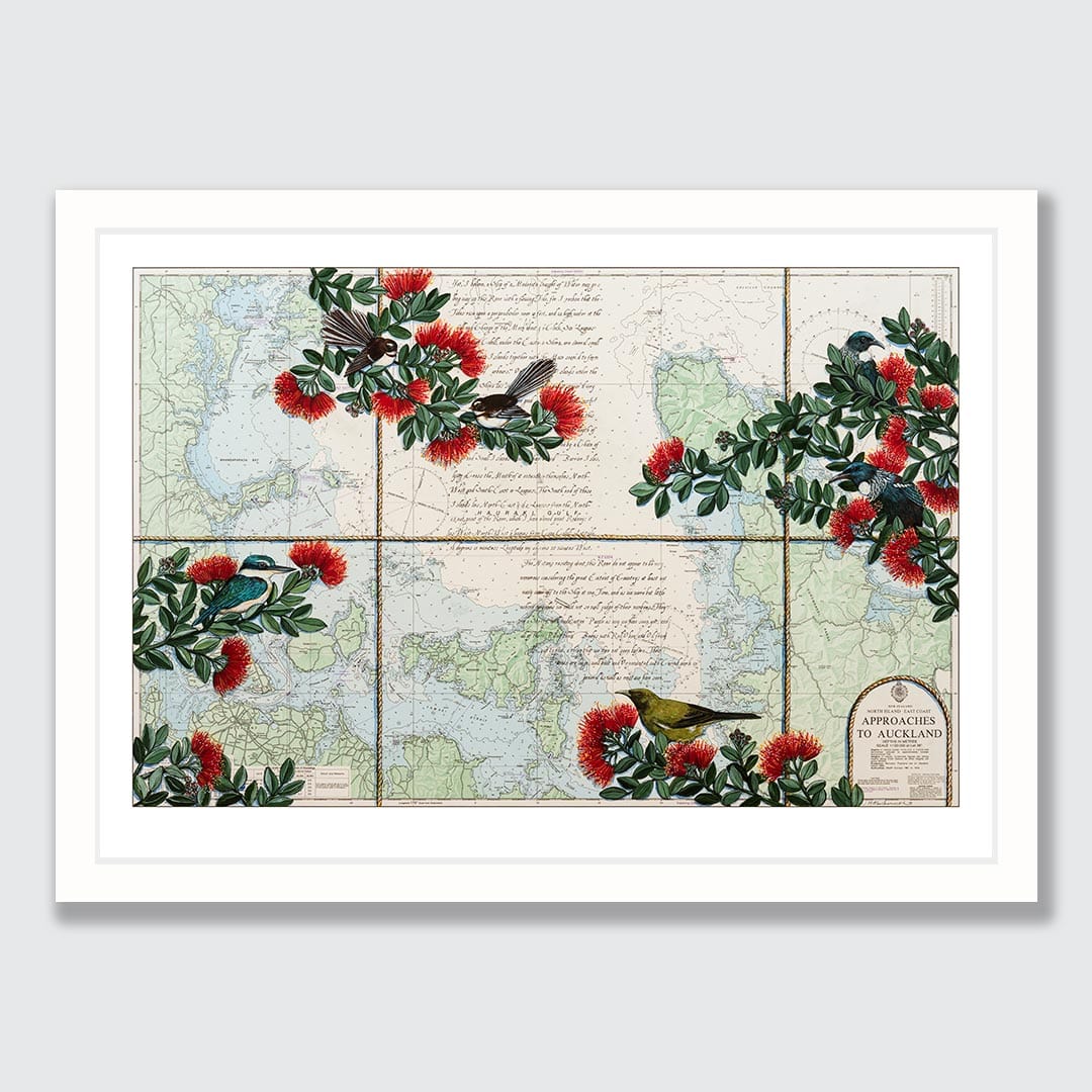 Birds of the Gulf Art Print by Justine Hawksworth