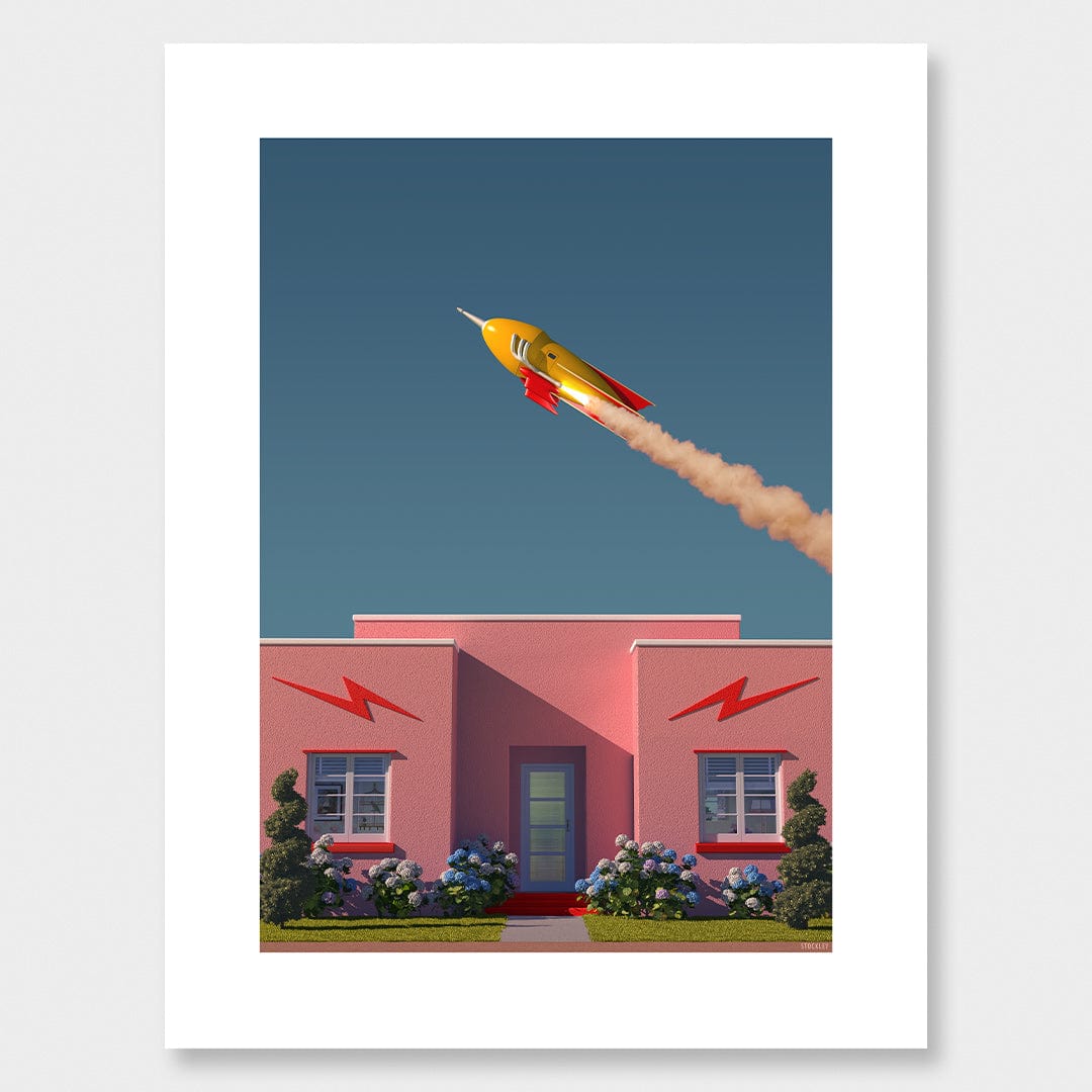 Blast Off Limited Edition Canvas Print by Simon Stockley