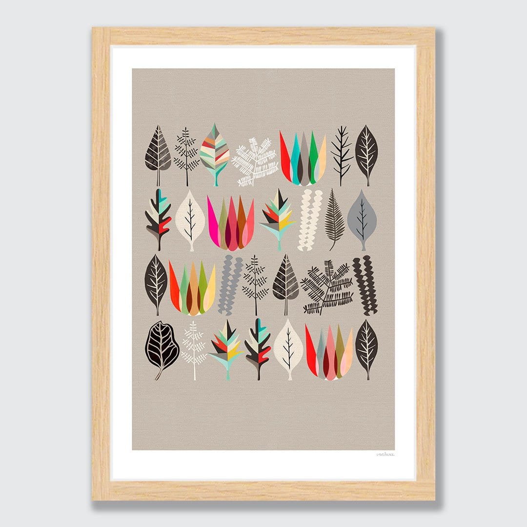 Botanical Assembly Print by Inaluxe