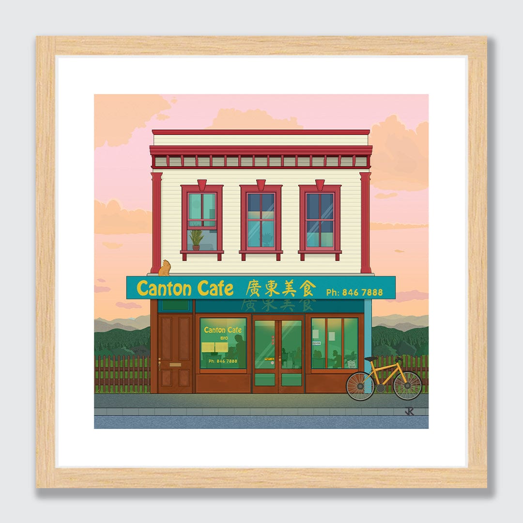 Canton Cafe Art Print by Jonnie Ritchie