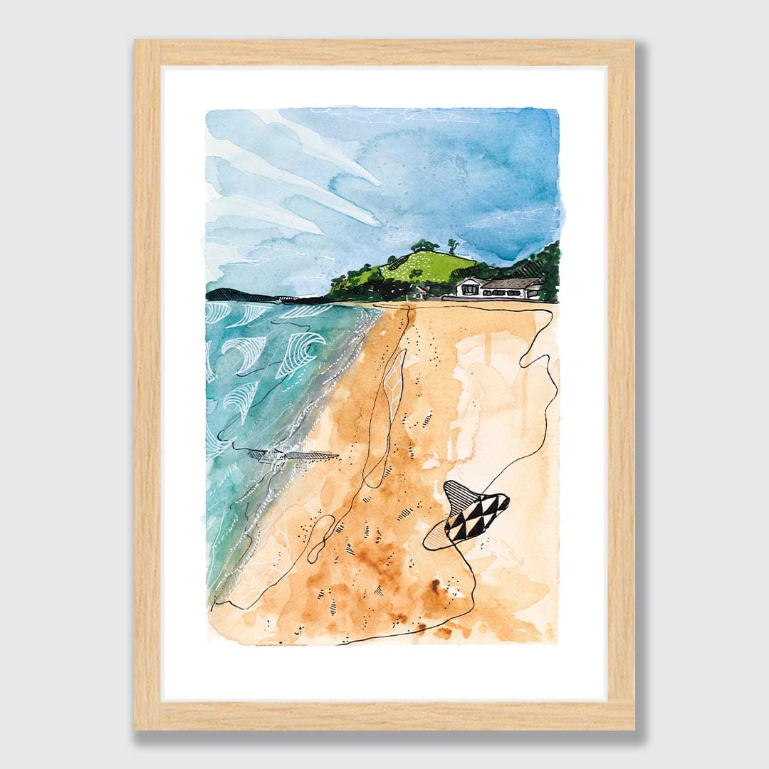 Cheltenham Beach Art Print by Makus Art