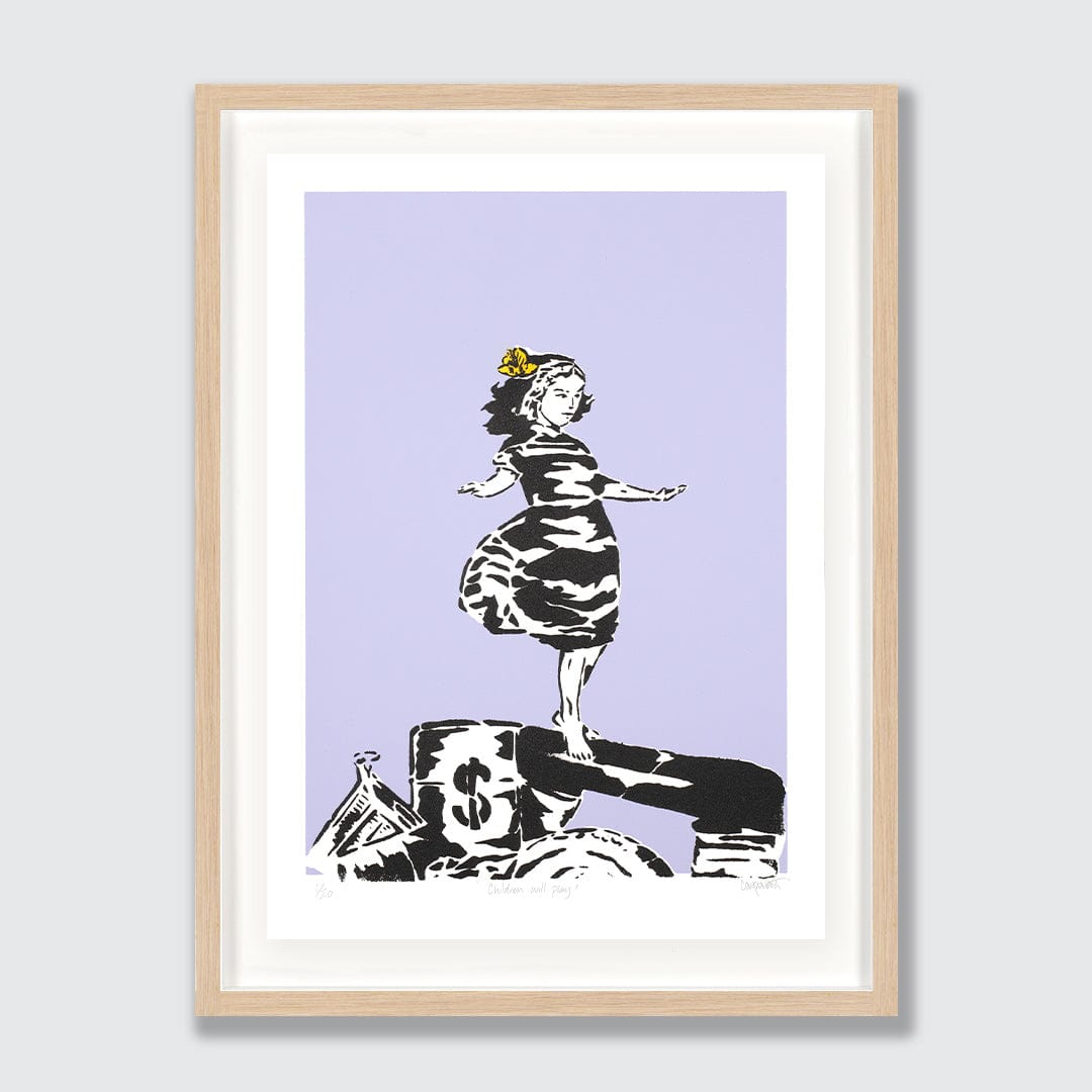 Children Will Play Screen-Print by Component