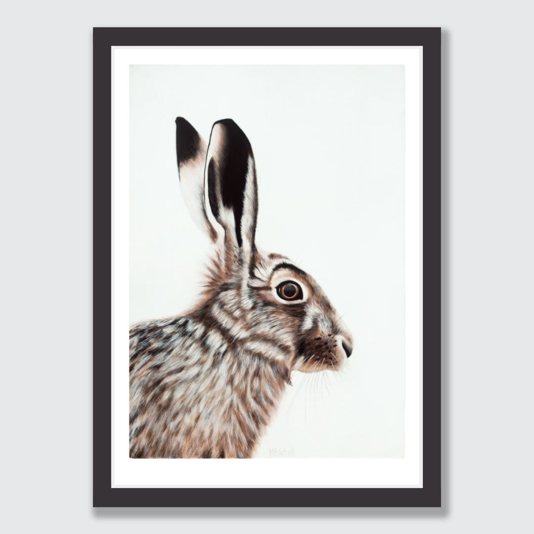 Clive Hare Art Print by Margaret Petchell