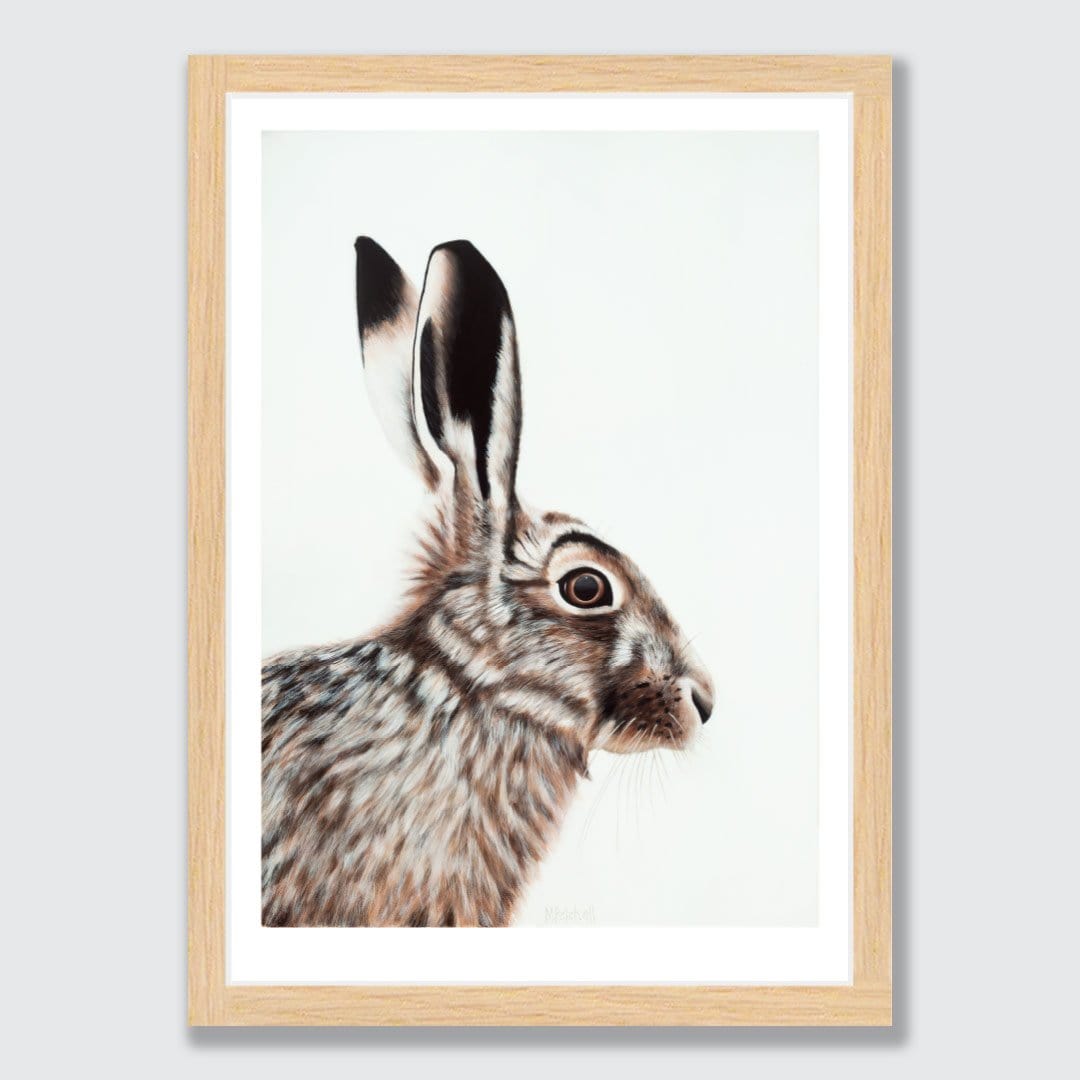 Clive Hare Art Print by Margaret Petchell