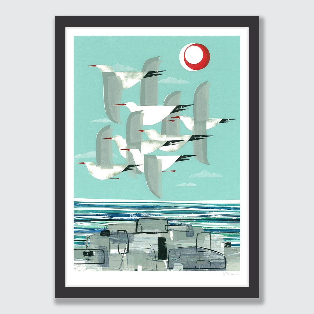 Coastguards Art Print by Holly Roach