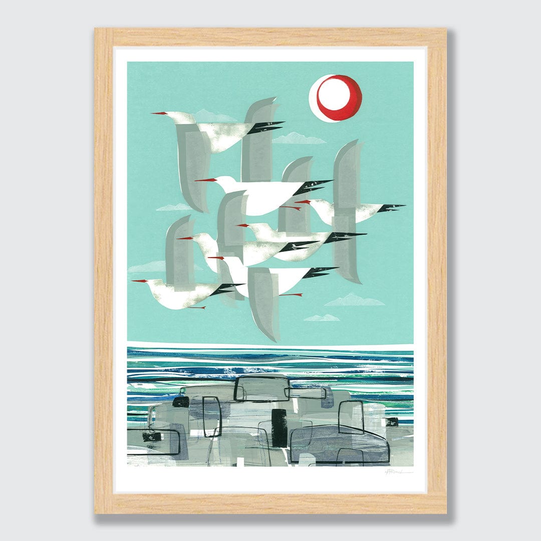 Coastguards Art Print by Holly Roach