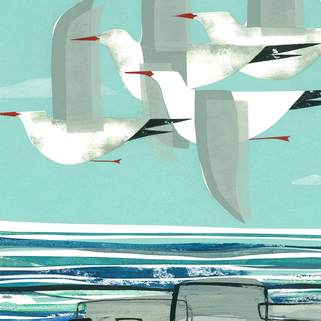 Coastguards Art Print by Holly Roach