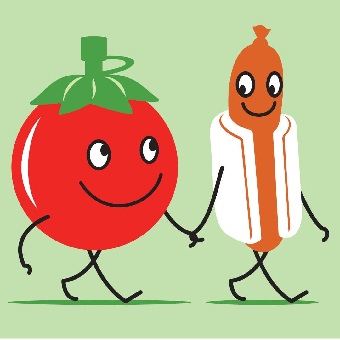Food Friends 2 Art Print by Glenn Jones