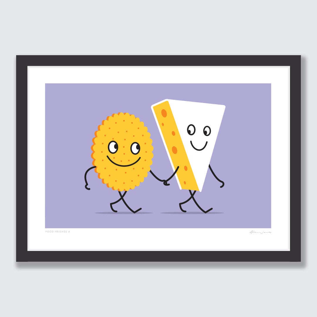 Food Friends 4 Art Print by Glenn Jones