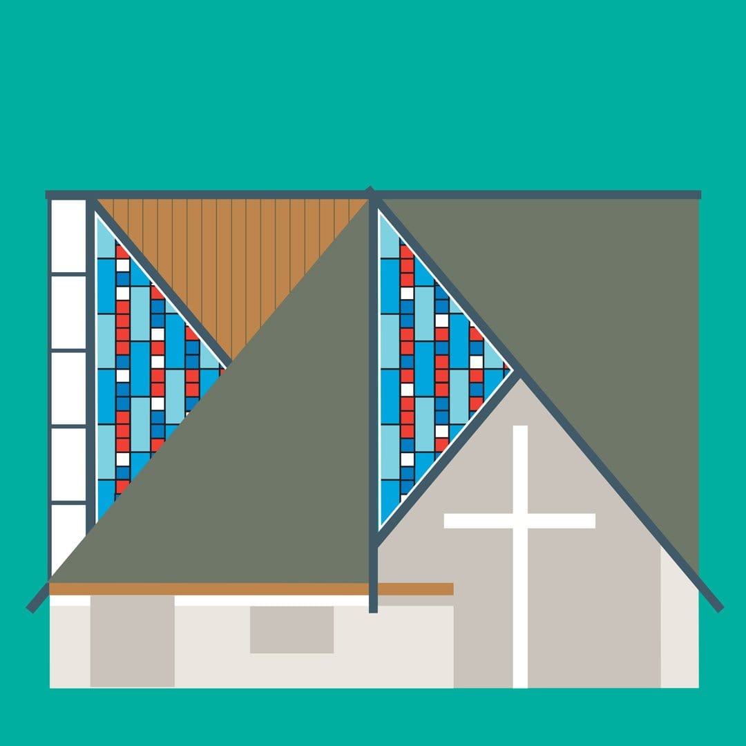 Futuna Chapel, 62 Friend St Art Print by Hamish Thompson
