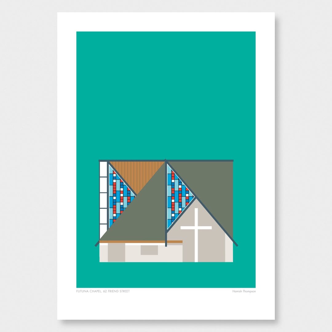 Futuna Chapel, 62 Friend St Art Print by Hamish Thompson