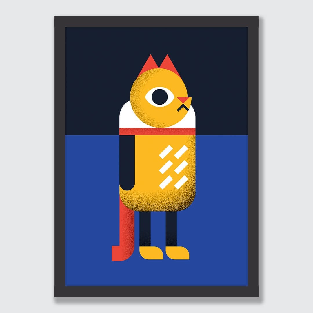 Ginger Cat Art Print by Beth Xia