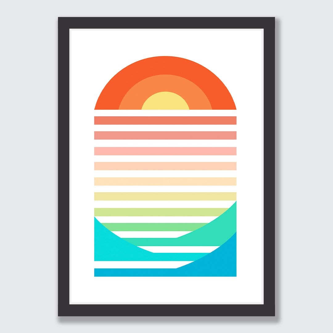 Gisborne Scandi Art Print by OSLO