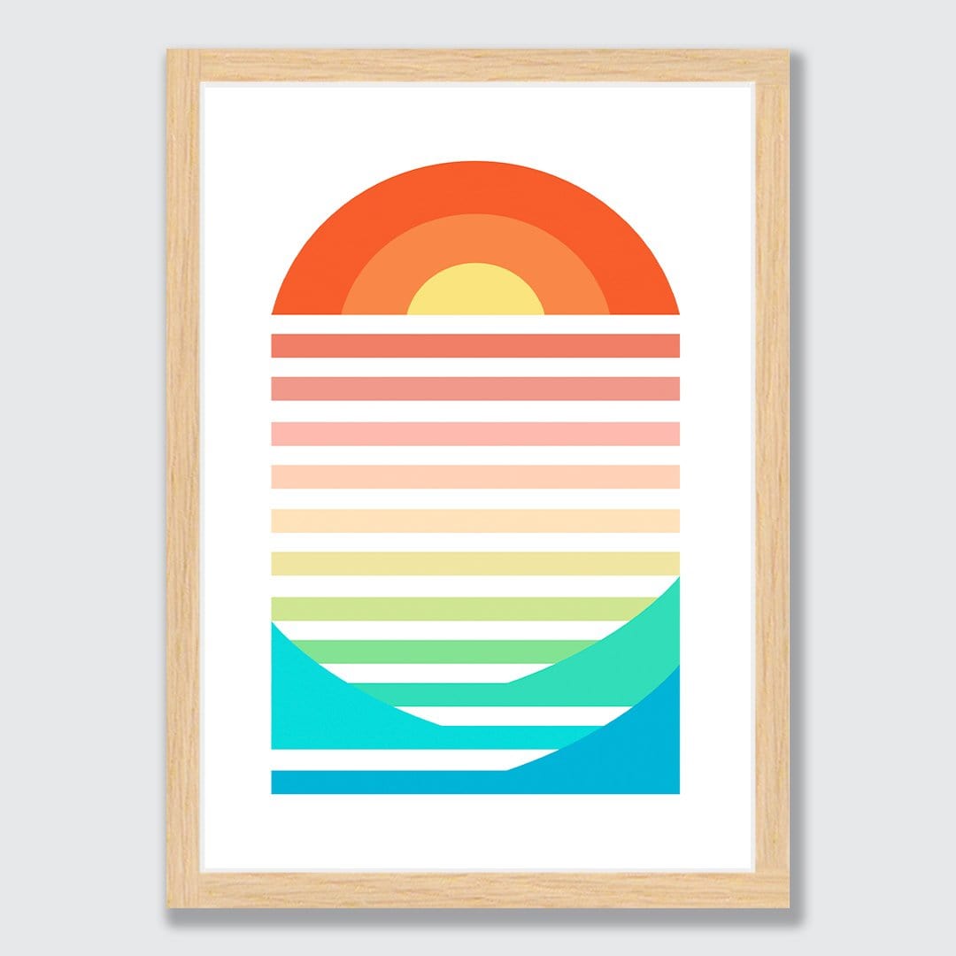 Gisborne Scandi Art Print by OSLO