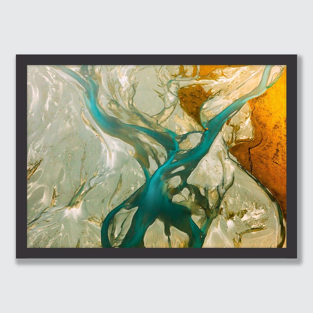 Godley River - Veins Photographic Print by Emma Willetts