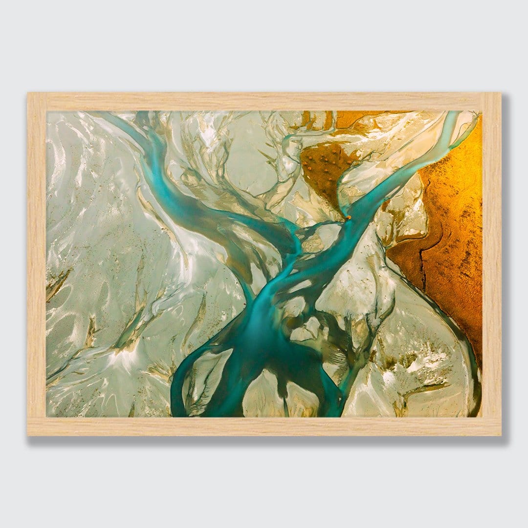 Godley River - Veins Photographic Print by Emma Willetts