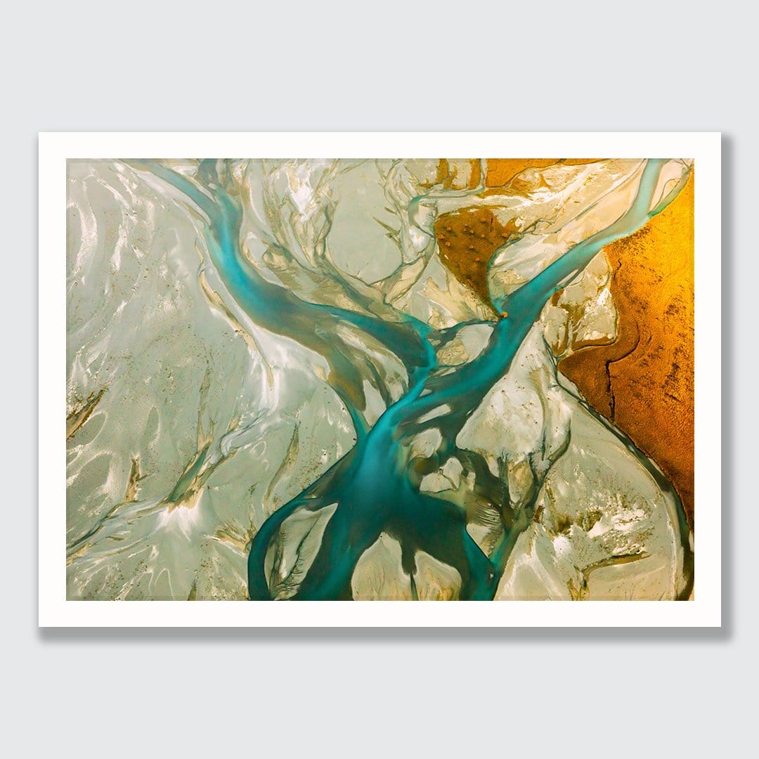 Godley River - Veins Photographic Print by Emma Willetts