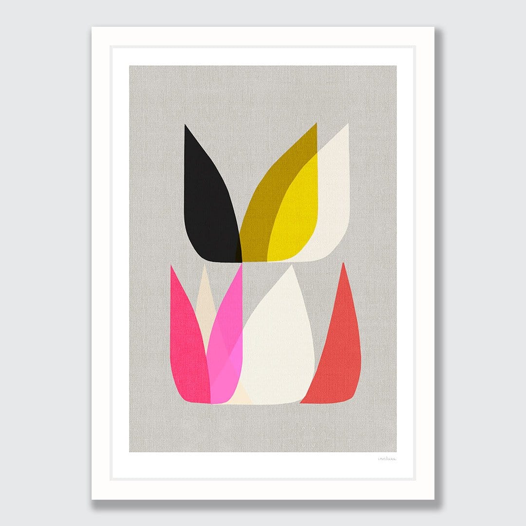 Grey Blossom I Art Print by Inaluxe