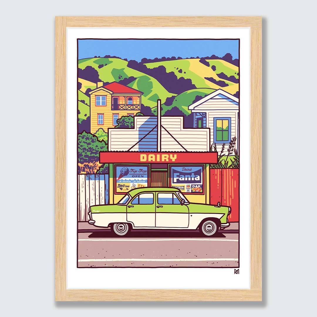 In The Summertime Art Print by Ross Murray