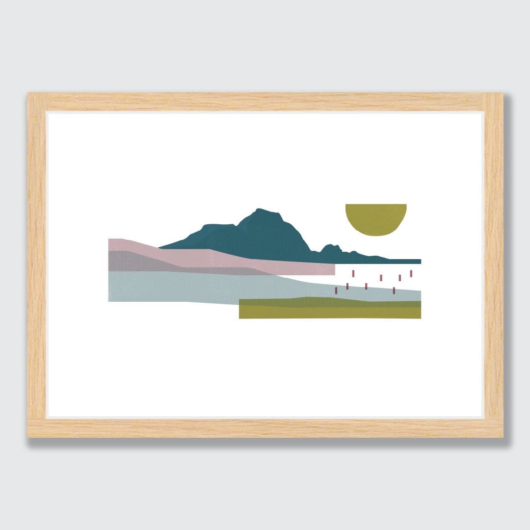 Island Bay Art Print by Sarah Parkinson