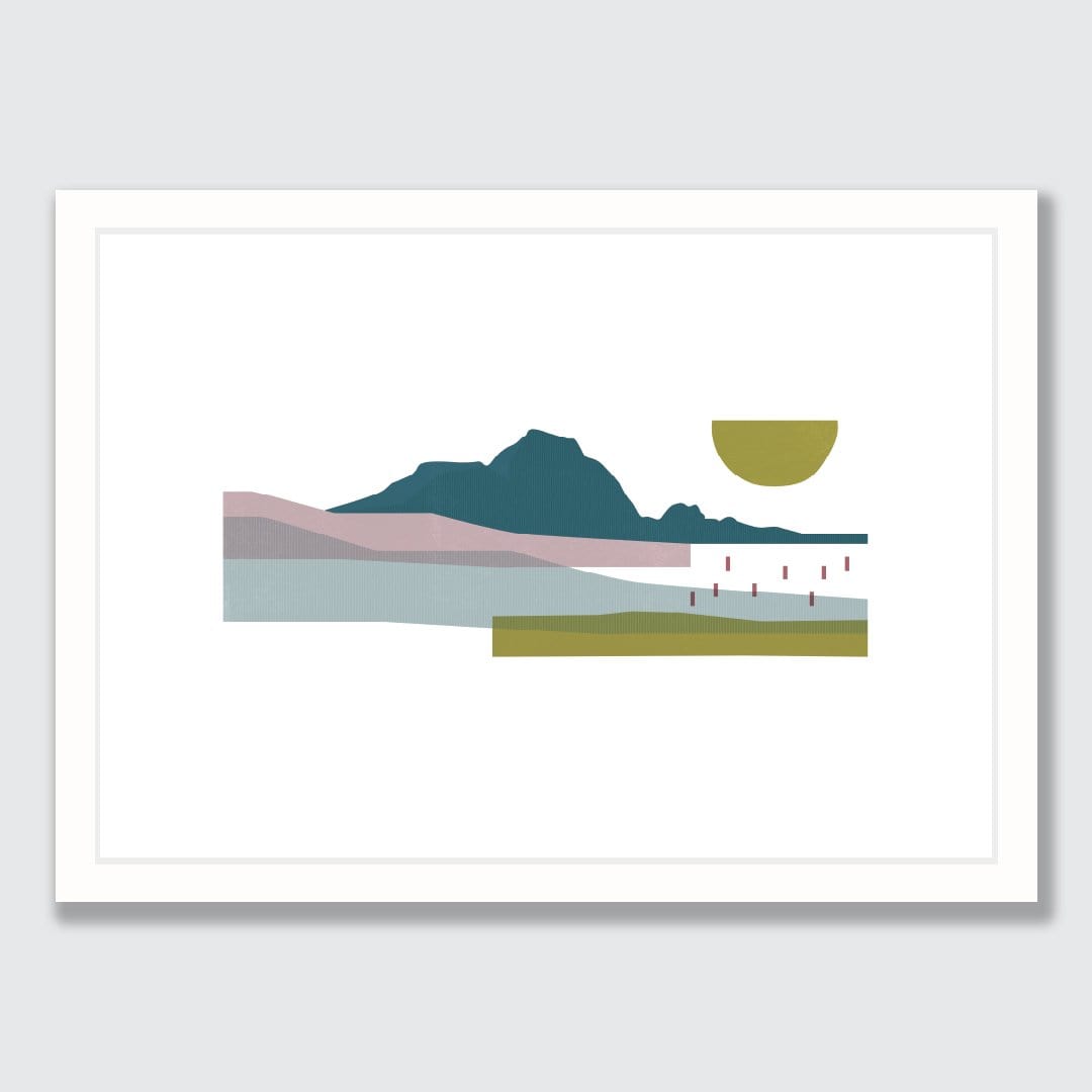 Island Bay Art Print by Sarah Parkinson