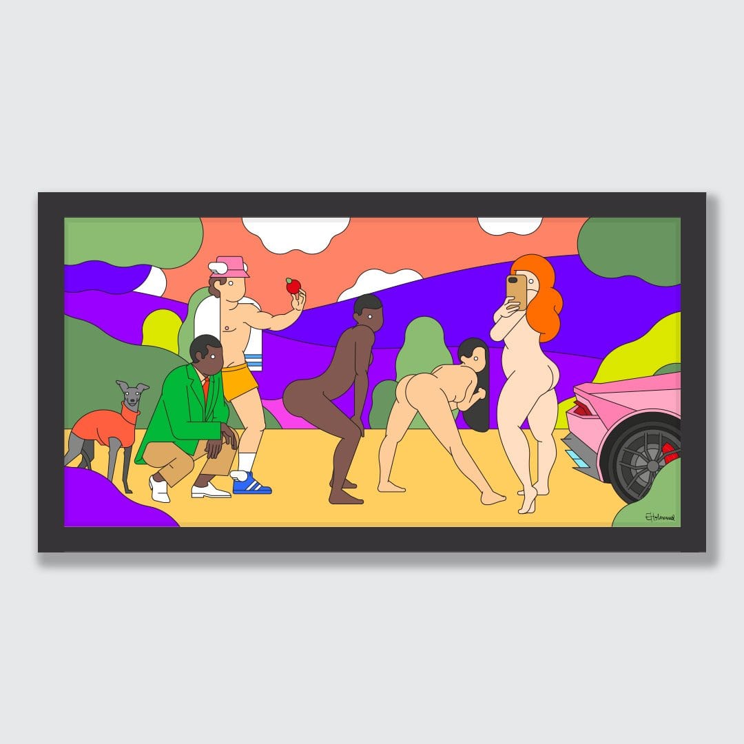 Judgement of Paris Art Print by Emile Holmewood