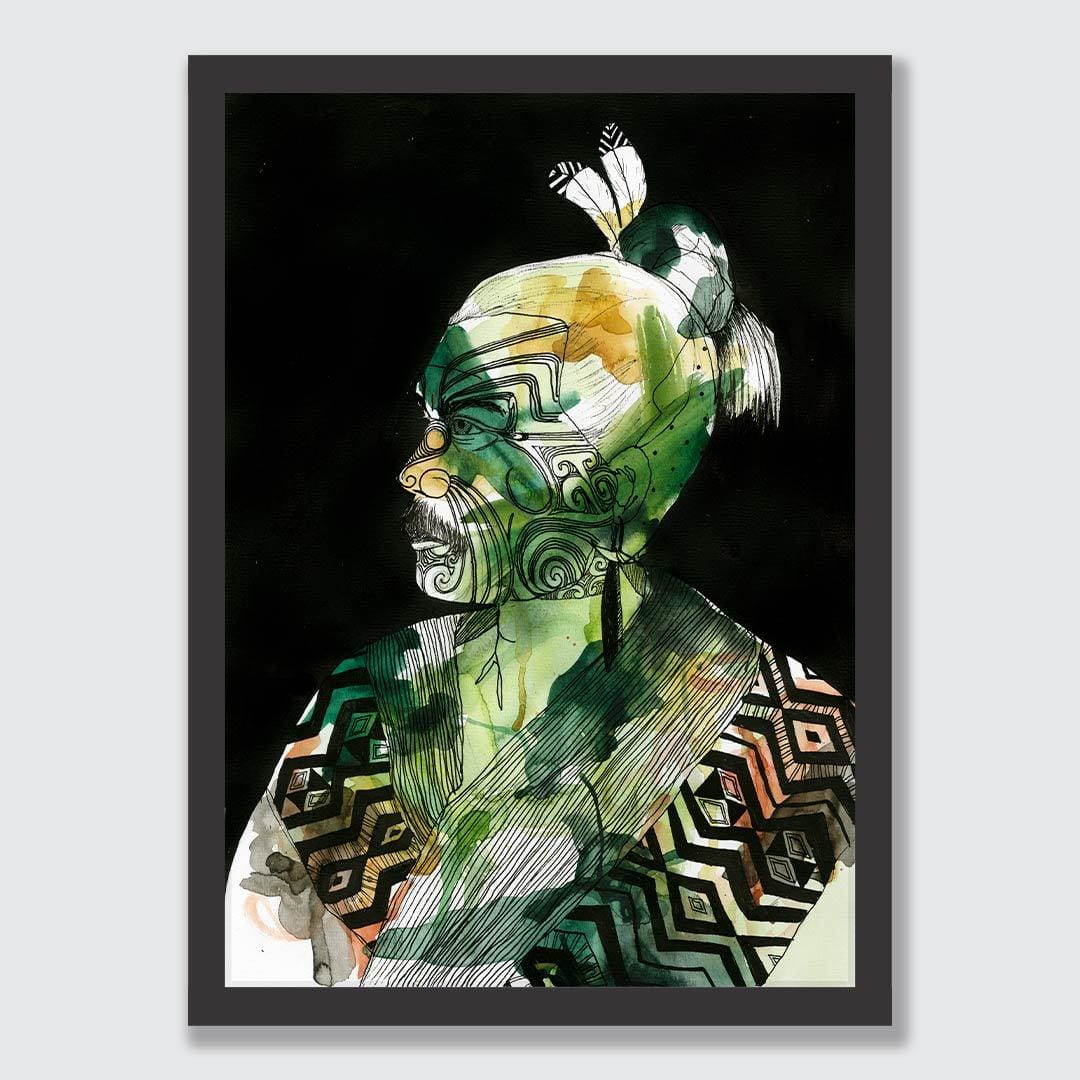 Kamariera Te Hau Takiri Wharepapa Art Print by Makus Art