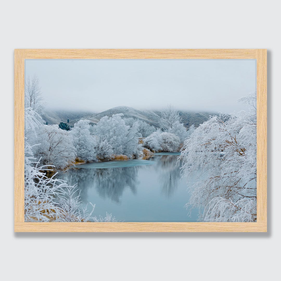Kellands Pond Hoar Frost Photographic Print by Emma Willetts