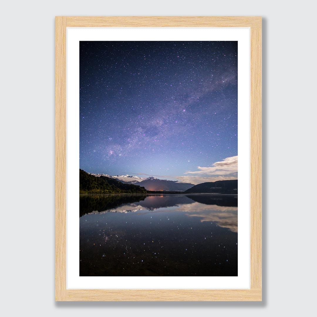 Lake Mapourika Photographic Print by Mike Mackinven