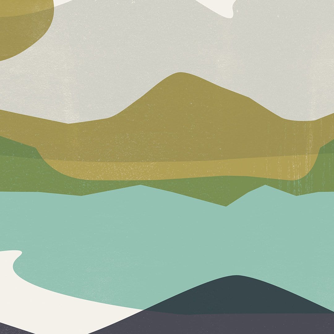 Landscape Art Print by Sarah Parkinson