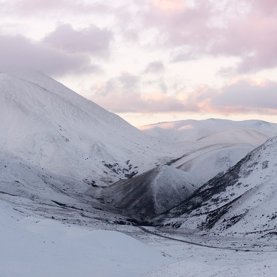 Lindis Pass Winter Glow Photographic Print by Emma Willetts