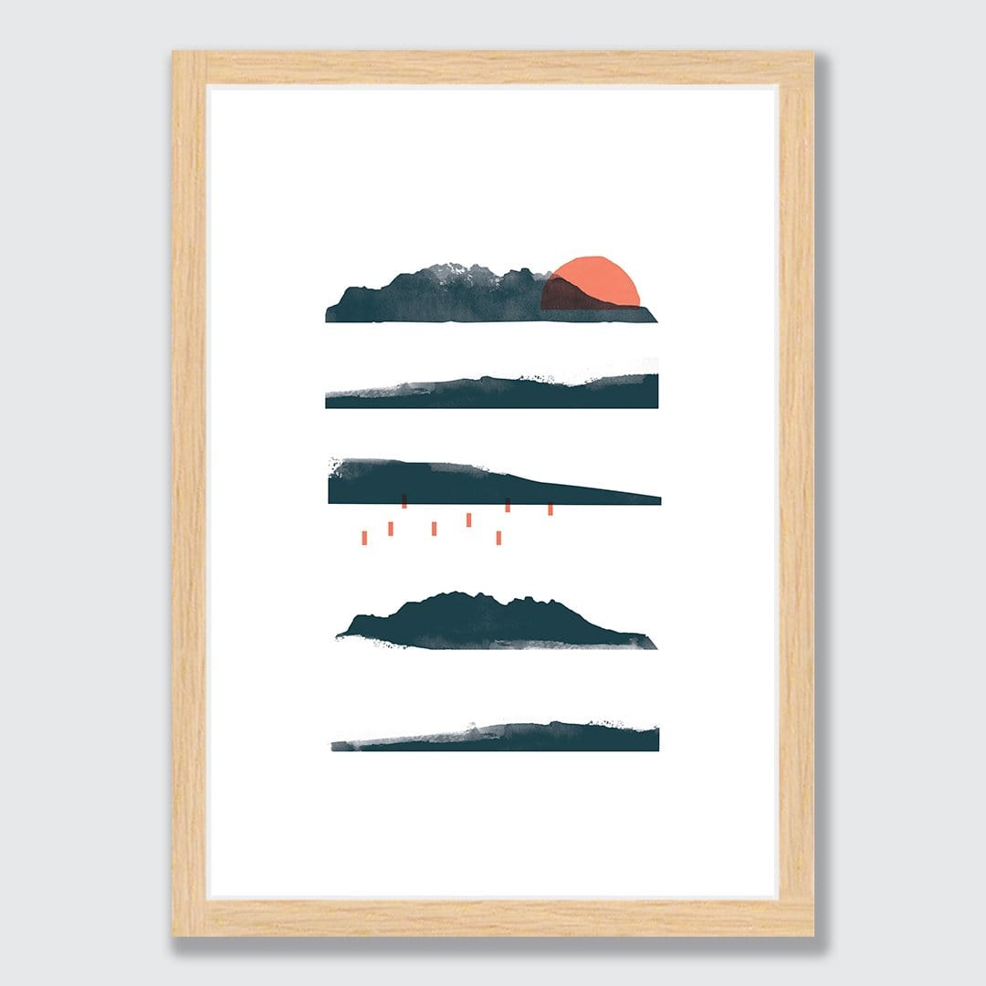 Little Barrier Study Art Print by Sarah Parkinson
