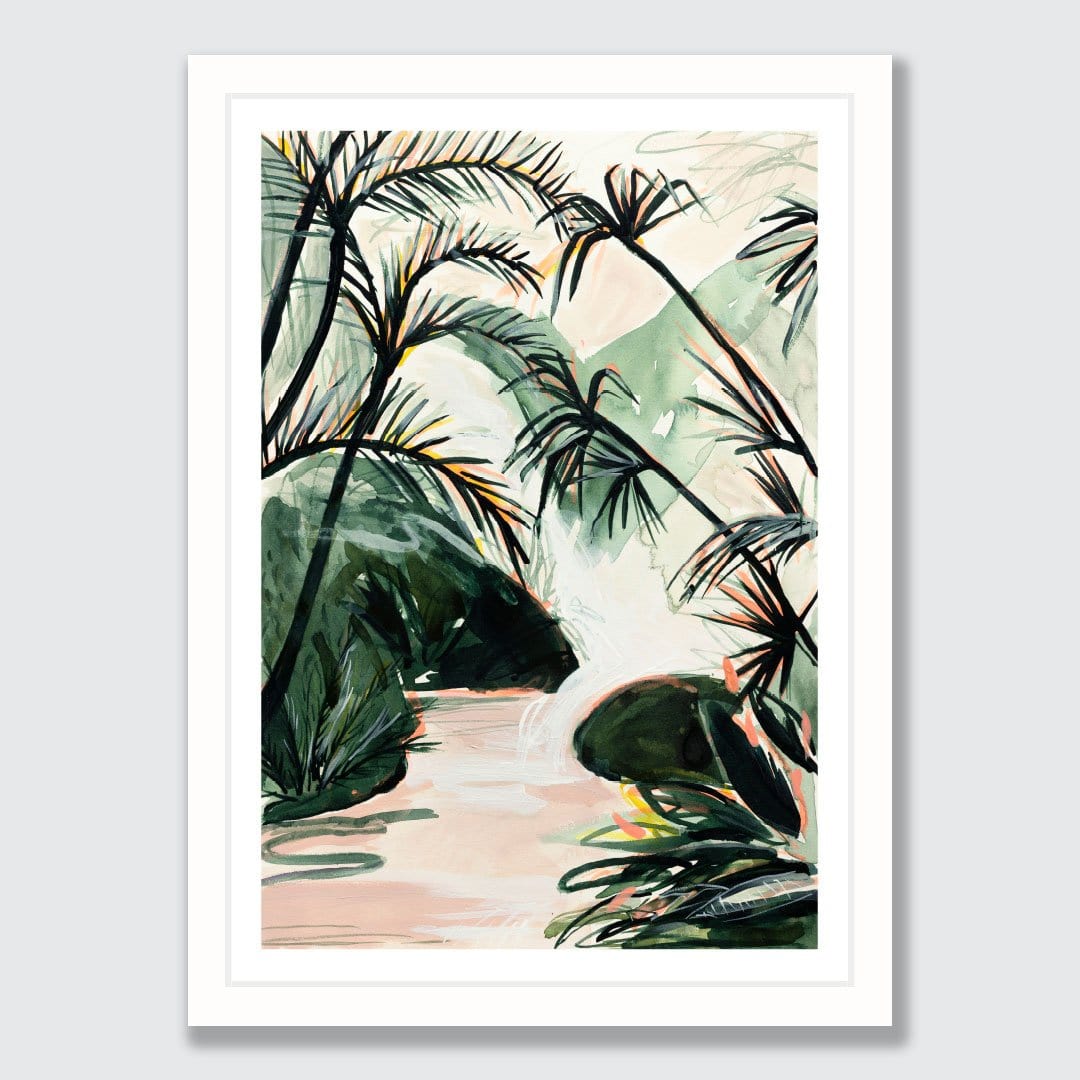 Little Falls Art Print by Jen Sievers