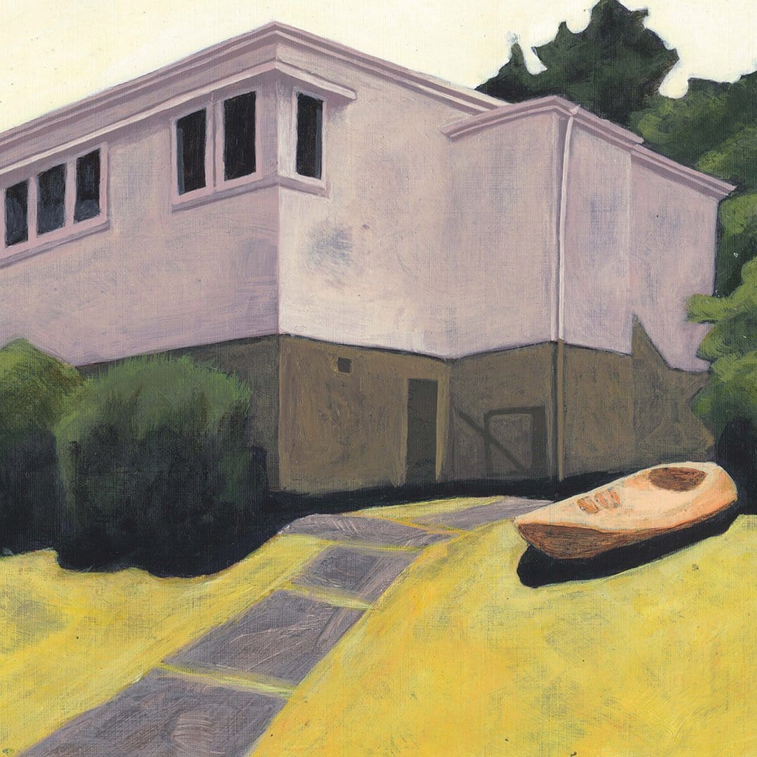 Long Stretch of Gravel Art Print by Emma Savage