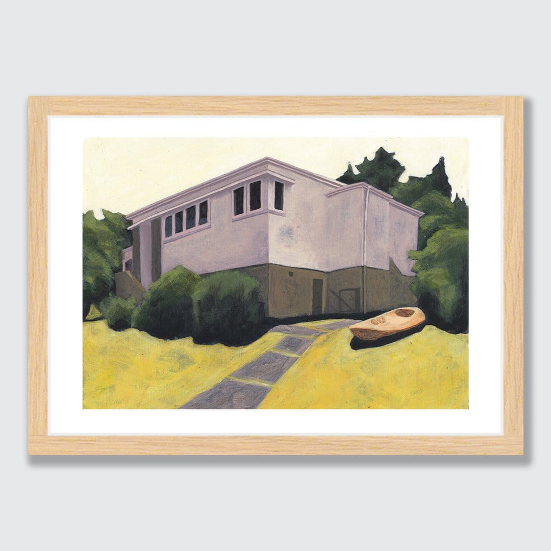 Long Stretch of Gravel Art Print by Emma Savage