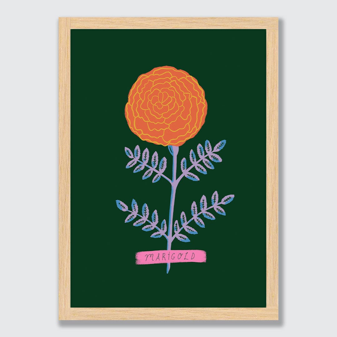 Marigold Art Print by Crissie Rodda