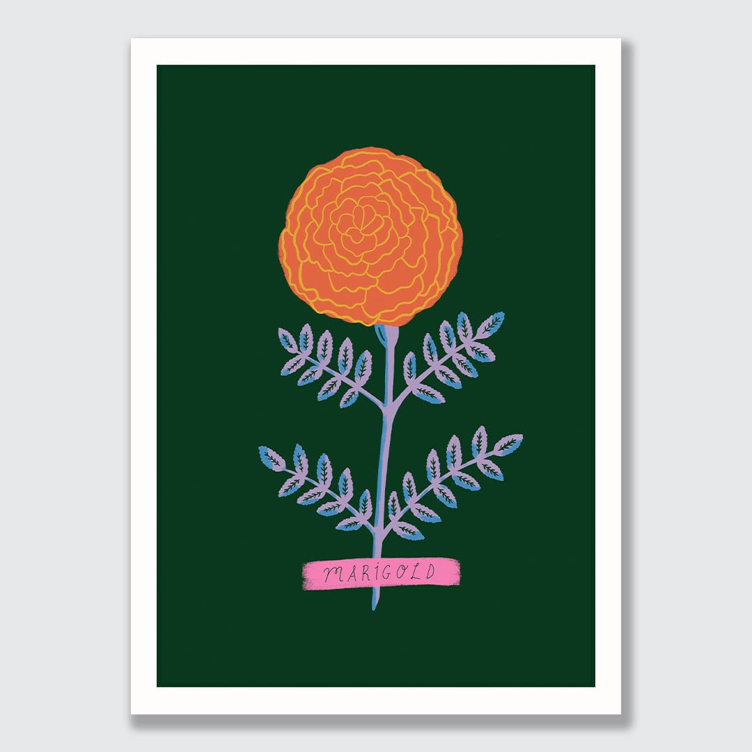 Marigold Art Print by Crissie Rodda