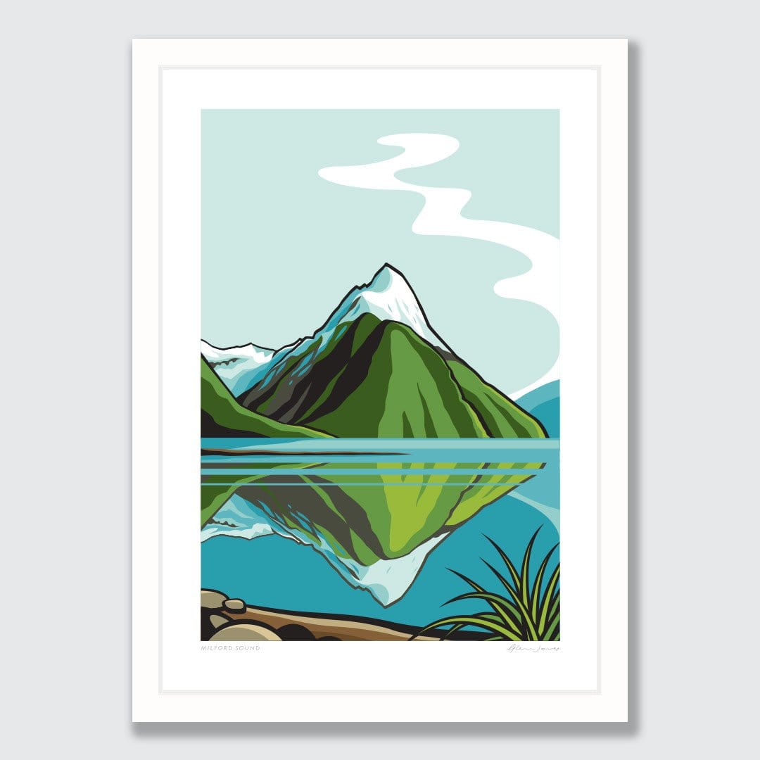 Milford Sound Art Print by Glenn Jones