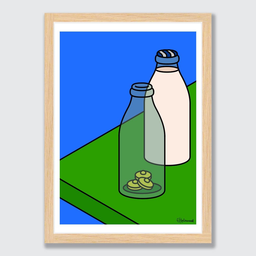 Milk Money Art Print by Emile Holmewood