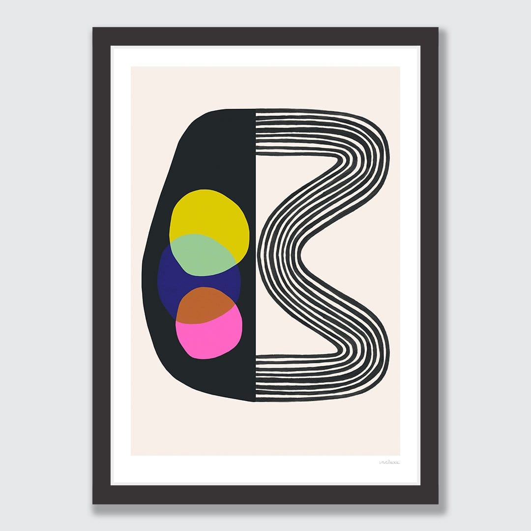 Modular in Yellow Art Print by Inaluxe