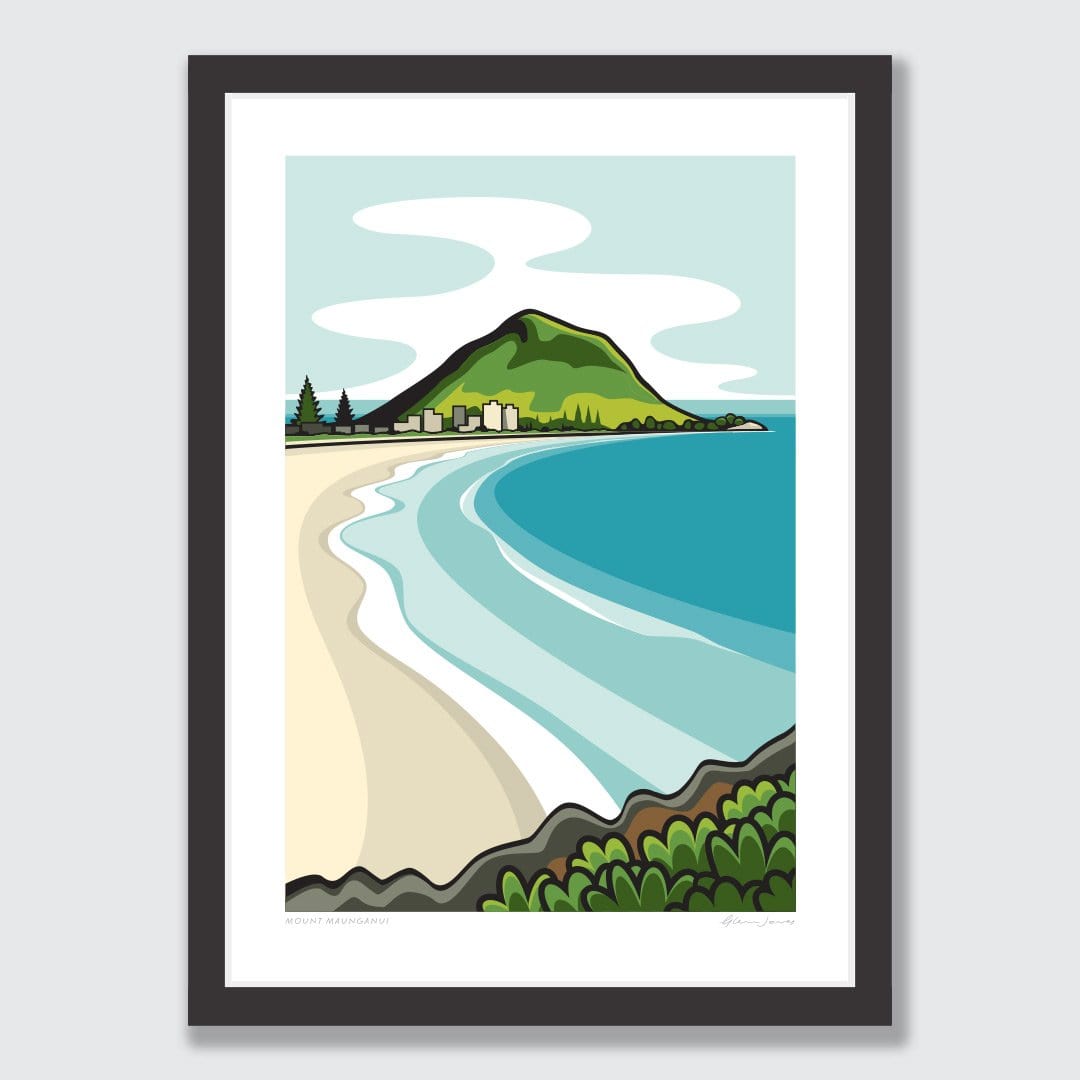 Mount Maunganui Art Print by Glenn Jones